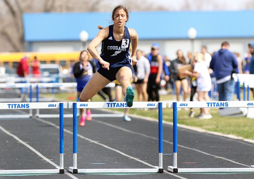 Class B Girls Track and Field Leaders - Burke's Piper Hanson among leaders in hurdle events